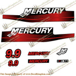 Mercury 9.9hp 2-Stroke Decal Kit 1999-2006 (Red)
