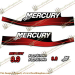 Mercury 9.9hp 4-Stroke Decal Kit 1999-2006 (Red)