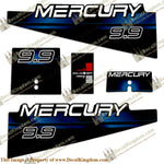 Mercury 9.9hp Decal Kit - 1994 - 1998 (Blue)