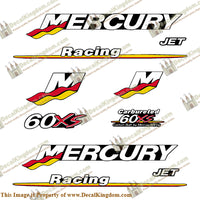 Mercury Custom 60hp Racing 60xs Decals