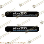 Miller Wildcat 225G Welder Decal Kit (Set of 2)