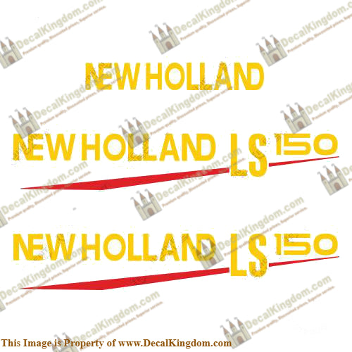 New Holland LS 150 Skid Steer Decal Kit