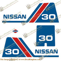 Nissan 30hp Decal Kit - 1984 - 1995