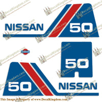 Nissan 50hp Decal Kit - 1984 - 1995