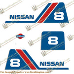 Nissan 8hp Decal Kit - 1988 - 1995