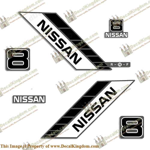 Nissan 8hp Decal Kit - 1990's