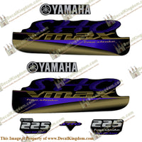YAMAHA 225HP VMAX SHO FOURSTROKE DECALS - PICK COLOR!