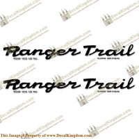 Ranger Trail Script Style Trailer Decals (Set of 2) - Any Color! - Boat Decals from DecalKingdom Ranger Trail Script Style Trailer Decals (Set of 2) - Any Color! outboard decal Ranger Trail Script Style Trailer Decals (Set of 2) - Any Color! vintage decals