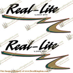 Real-Lite by Forest River RV Decals with Color Graphic (Set of 2)