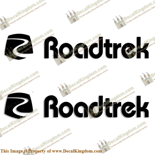 RoadTrek RV Logo Decals - Style 2 - (Set of 2) Any Color!
