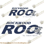 Rockwood Roo by Forest River RV Decals (Set of 2)