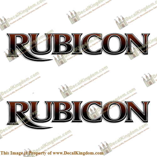 Rubicon by Dutchmen RV Decals (Set of 2)