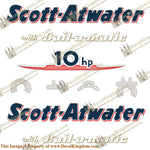 Scott Atwater 10hp Decals - 1955