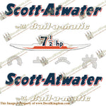 Scott Atwater 7.5hp Decals - 1955