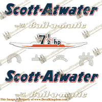 Scott Atwater 7.5hp Decals - 1955