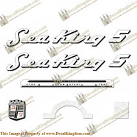 Sea King 1953-1955 5HP Decals - Black Outline