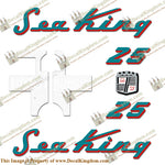 Sea King 1957 25HP Decals - Blue