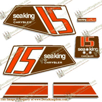 Sea King 1986 15HP Decals