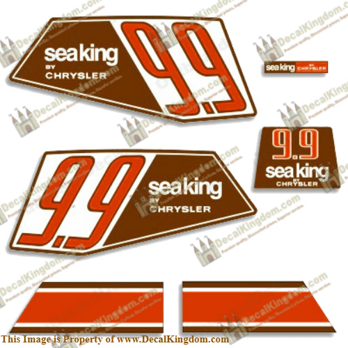 Sea King 1986 9.9HP Decals