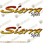 Sierra Sport by Forest River RV Toy Hauler Decals (Set of 2)
