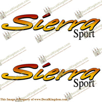 Sierra Sport by Forest River RV Toy Hauler Decals (Set of 2)