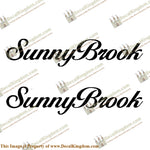 SunnyBrook RV Decals (Set of 2) - Any Color!