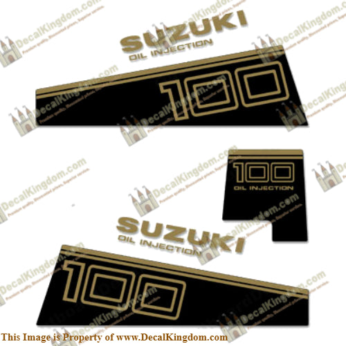 Suzuki 100hp DT100 Decal Kit