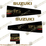 Suzuki 115hp DT115 Decal Kit - 1998 - 2000