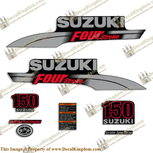 Suzuki 150hp DF150 Decal Kit - 2006 - 2009