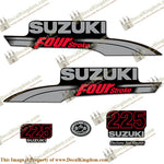Suzuki 225hp DF225 Decal Kit 2003 - 2009