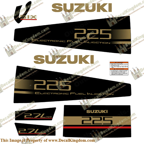 Suzuki 225hp DT225 Decal Kit