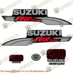 Suzuki 250hp DF250 Decal Kit 2003 - 2009