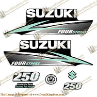 Suzuki 250hp FourStroke Decals (Sea Foam) 2010+