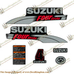 Suzuki 4hp DF4 Decal Kit 2003 - 2009