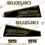 Suzuki 55hp DT55 Decal Kit - 1994-2004