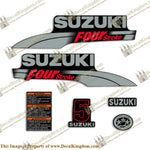 Suzuki 5hp DF5 Decal Kit 2003 - 2009