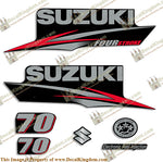 Suzuki 70hp DF70 Decal Kit - 2010 - 2013