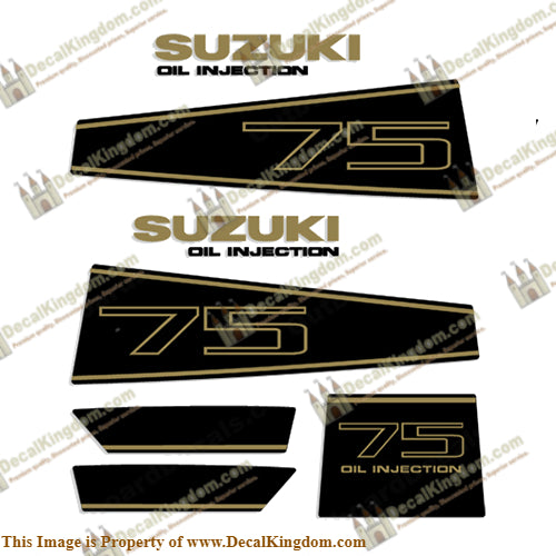 Suzuki 75hp Decal Kit