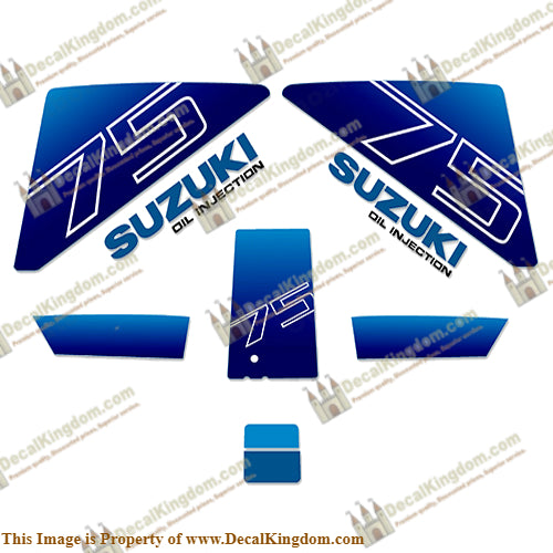 Suzuki 75hp Decal Kit