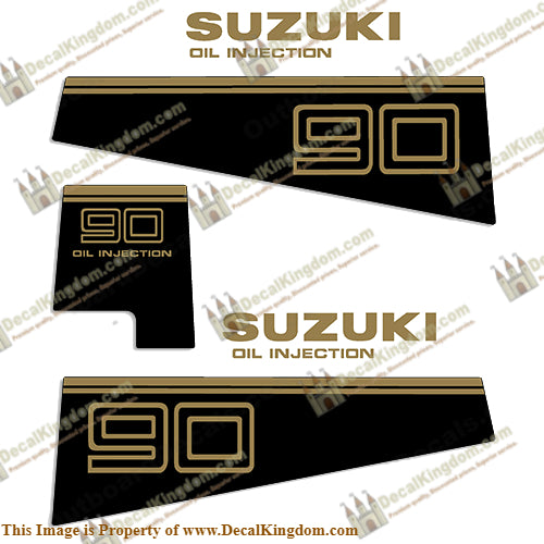Suzuki 90hp DT90 Decal Kit