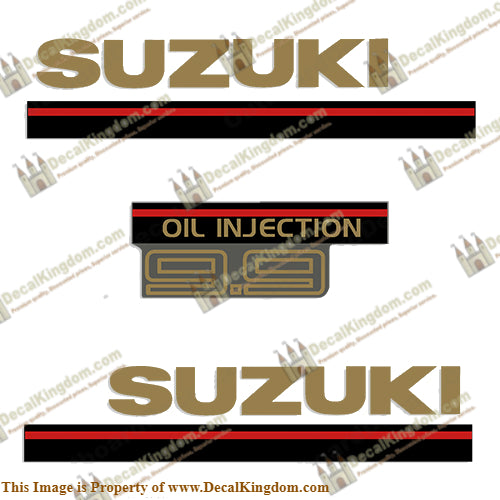 Suzuki 9.9hp 2-Stroke Decal Kit - 1995