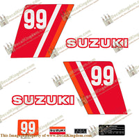 Suzuki 9.9hp Decal Kit - 1970s