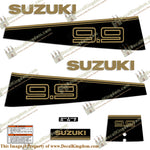 Suzuki 9.9hp Decal Kit - 1989 - 1992