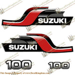 Suzuki DT100 100hp Decal Kit - 1998