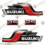 Suzuki DT25 25hp Decal Kit - 1998-1999