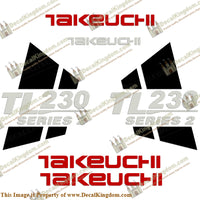 Takeuchi TL230 Series 2 Loader Decals