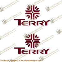 Terry RV Logo Decals (Set of 2) - Any Color!