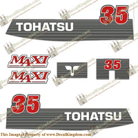 Tohatsu 35hp Maxi Decal Kit