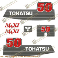Tohatsu 50hp Maxi Decal Kit