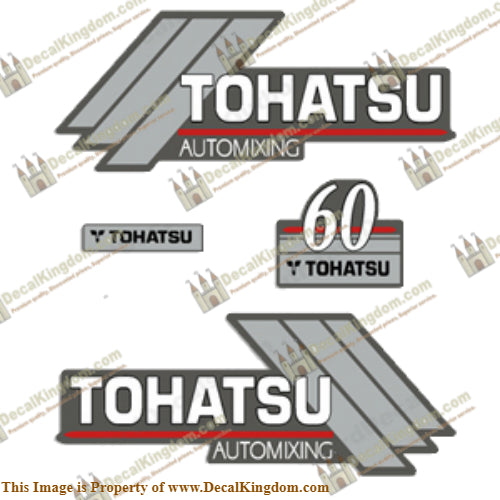 Tohatsu 60hp Automixing Decal Kit